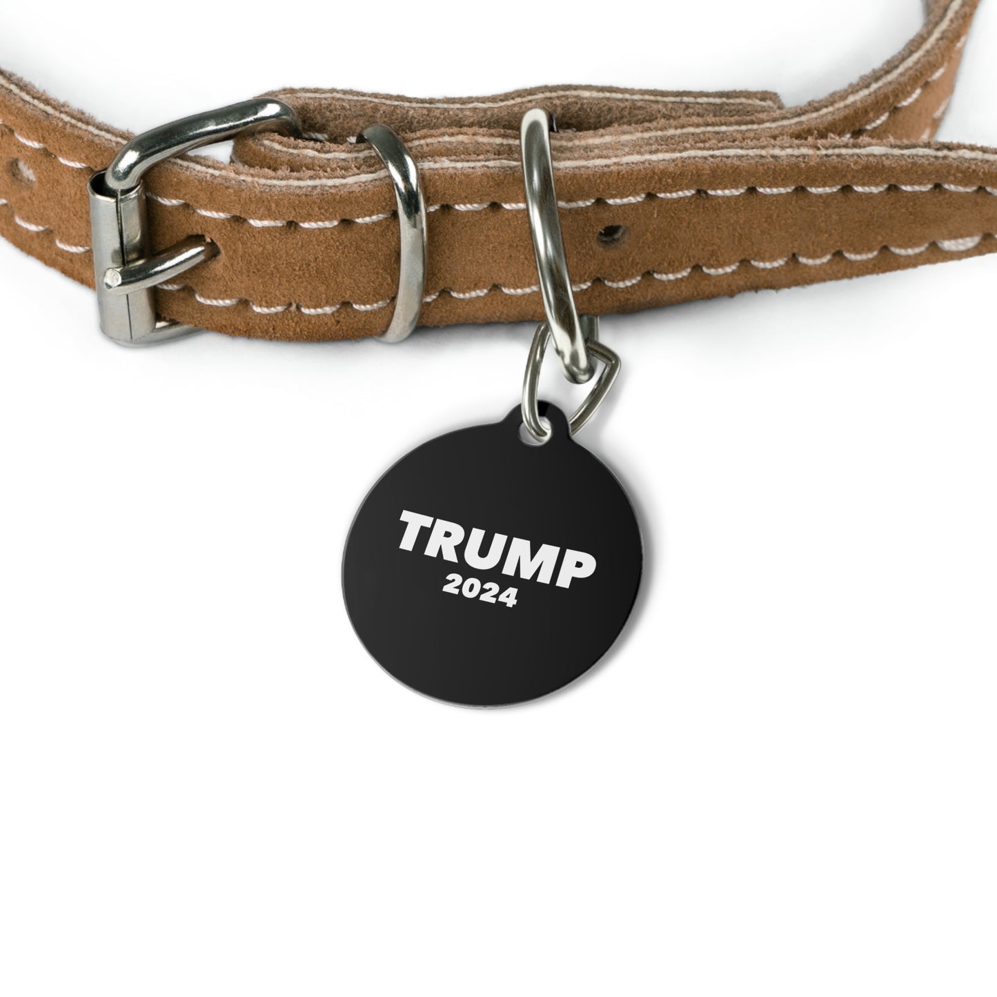 Trump 2024 Pet Tag Black