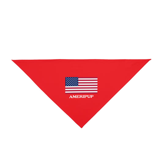 Flag Pet Bandana Red