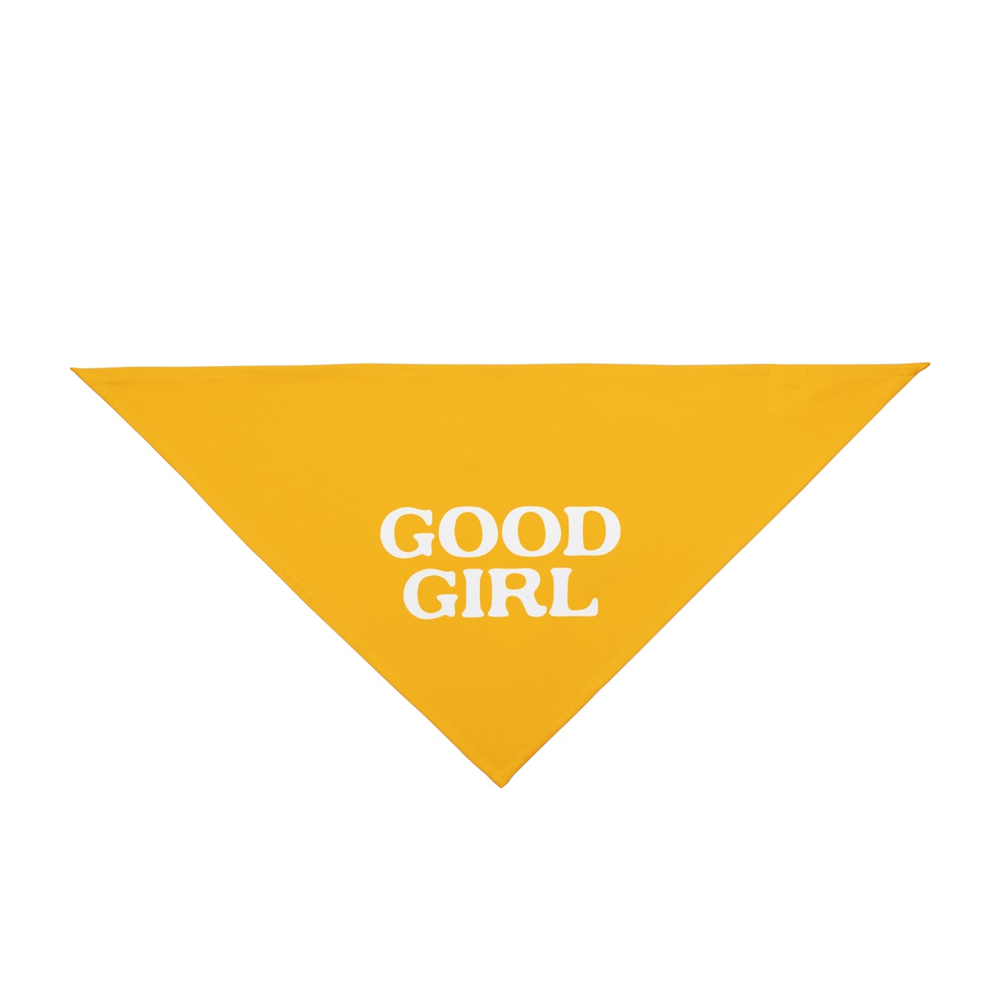 Good Girl Pet Bandana Yellow