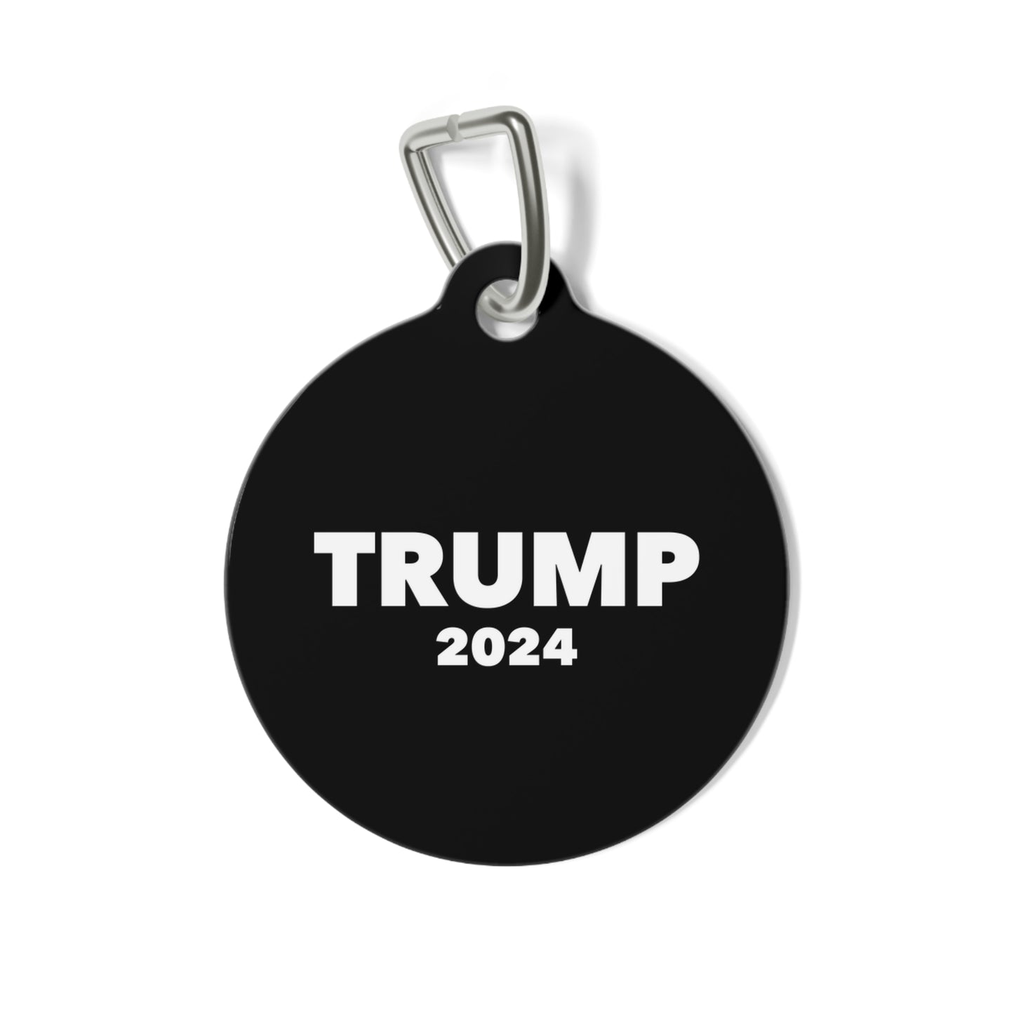 Trump 2024 Pet Tag Black